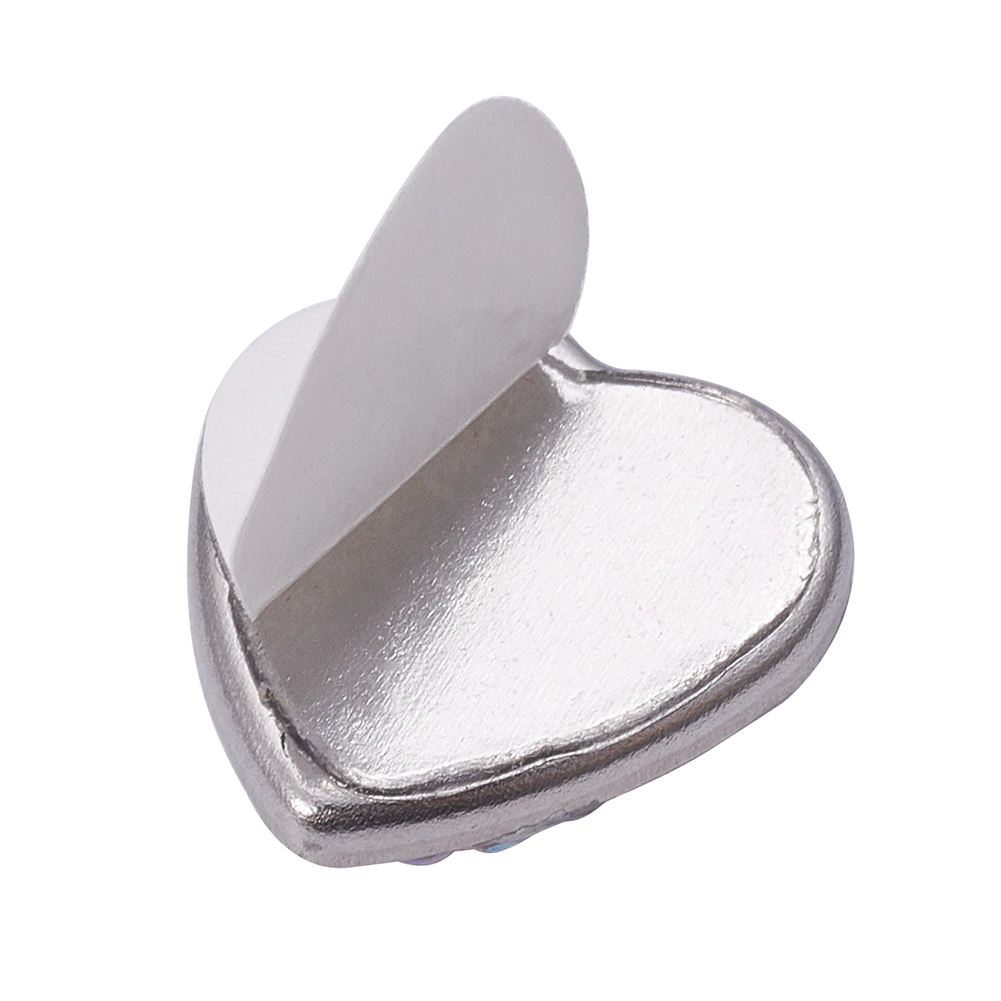 Styling Car Stickers Bling Bling Emblem Decals Auto Decoration Automobile Interior Accessories Sticker Heart Shaped