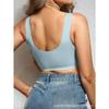 Women Back Cut Out Sexy Yoga Bra With Removable Pads Intimate Lingerie