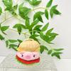 Burger Animal Doll With Capybaras Dogs Pigs Chickens Designed Pendant Keychain