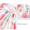 Baby Girls Summer Outfit 2-Piece Set Sleeveless Tie Strap Cami Top + Shorts Cool Comfortable Printed Toddler Clothes