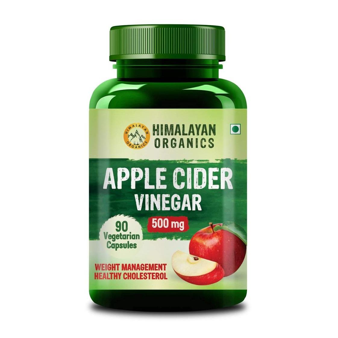 

Apple vinegar (90 caps, 500 mg), Apple Cider Vinegar, Himalayan Organics