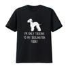 Bedlington Terrier T Shirt Im Only Talking To My Today Funny Dog Lover Design for Cute Mom Dad Pet Sandy Humor Vintage Washed