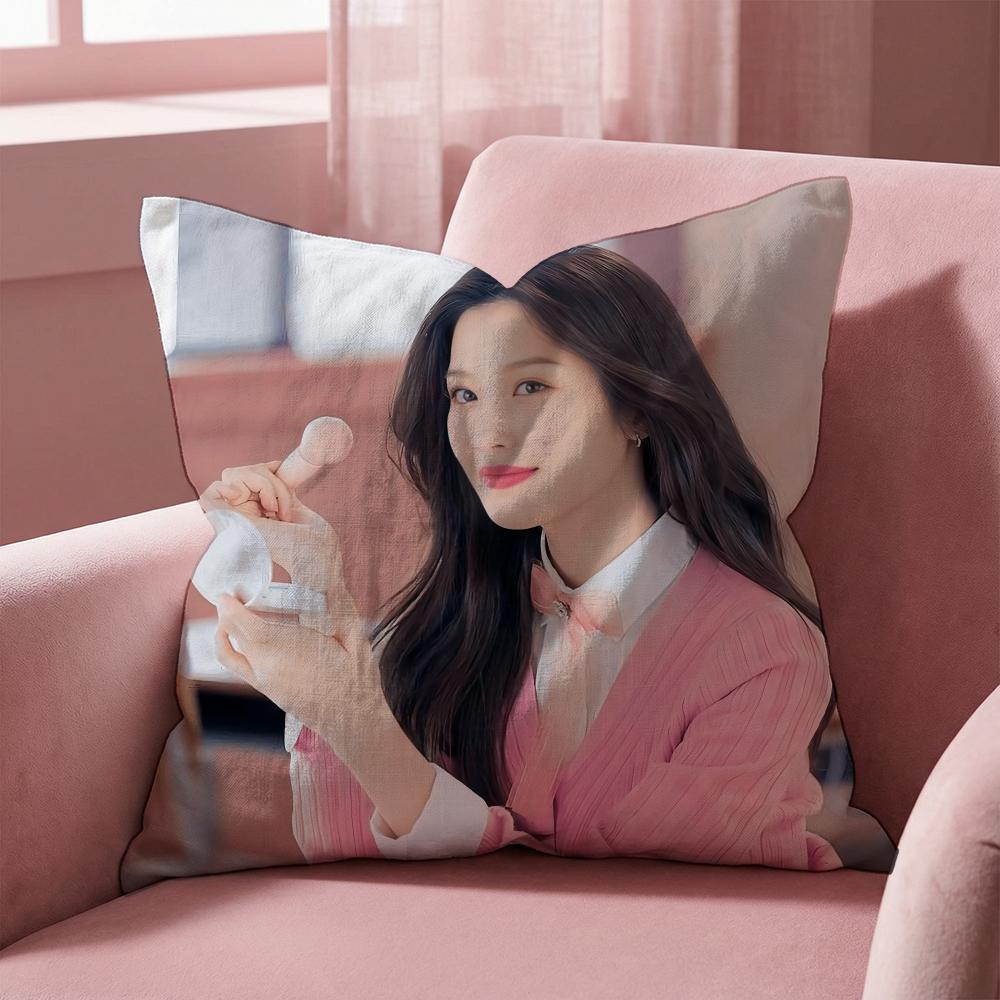 M-Model M-MUNS K-KA Y-YOUNGS Cushion Cover Multi-Scene Pillow Cover for Home & Car - Reversible, Soft & Durable for Daily Use
