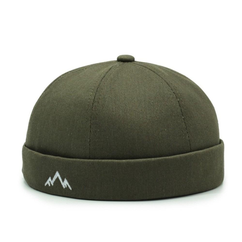 Solid Color Brimless Hat Breathable Hip Hop Hats Fashion Landlord Hat Unisex