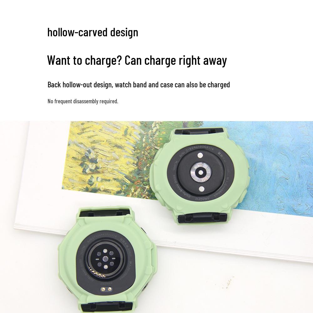Silicone Case for Huami Amazfit T-Rex 2/3/3 Pro Watch