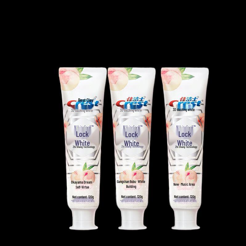 Crest Dual Color Lock Whitening Toothpaste