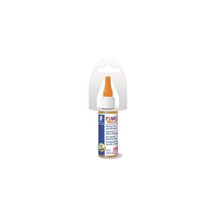 Fimo Gel - FIMO - Liquido color oro - 50ml - Indurisce in forno - Flessibile dopo la cottura