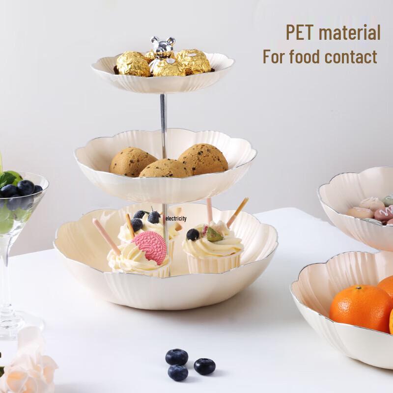 Baijie Decorative Snack & Fruit Serving Platter