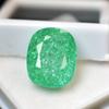 Natural Green Emerald Loose Gemstone 10.65 ct Cushion for Jewelry Making and Gem Collections