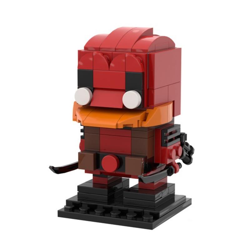 Superhero Movie Character  Brickhead Building Block Toy Gift Set