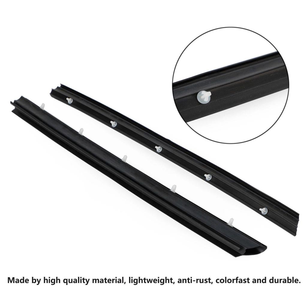 Ett par främre dörrtätning gummilist för VW Transporter T5 T5.1 2003+