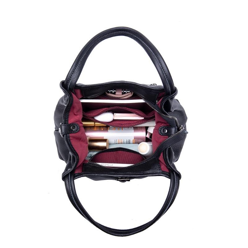 Soft leather handbag women's new bag women's fashion one shoulder underarm tote bag versatile large capacity messenger bag