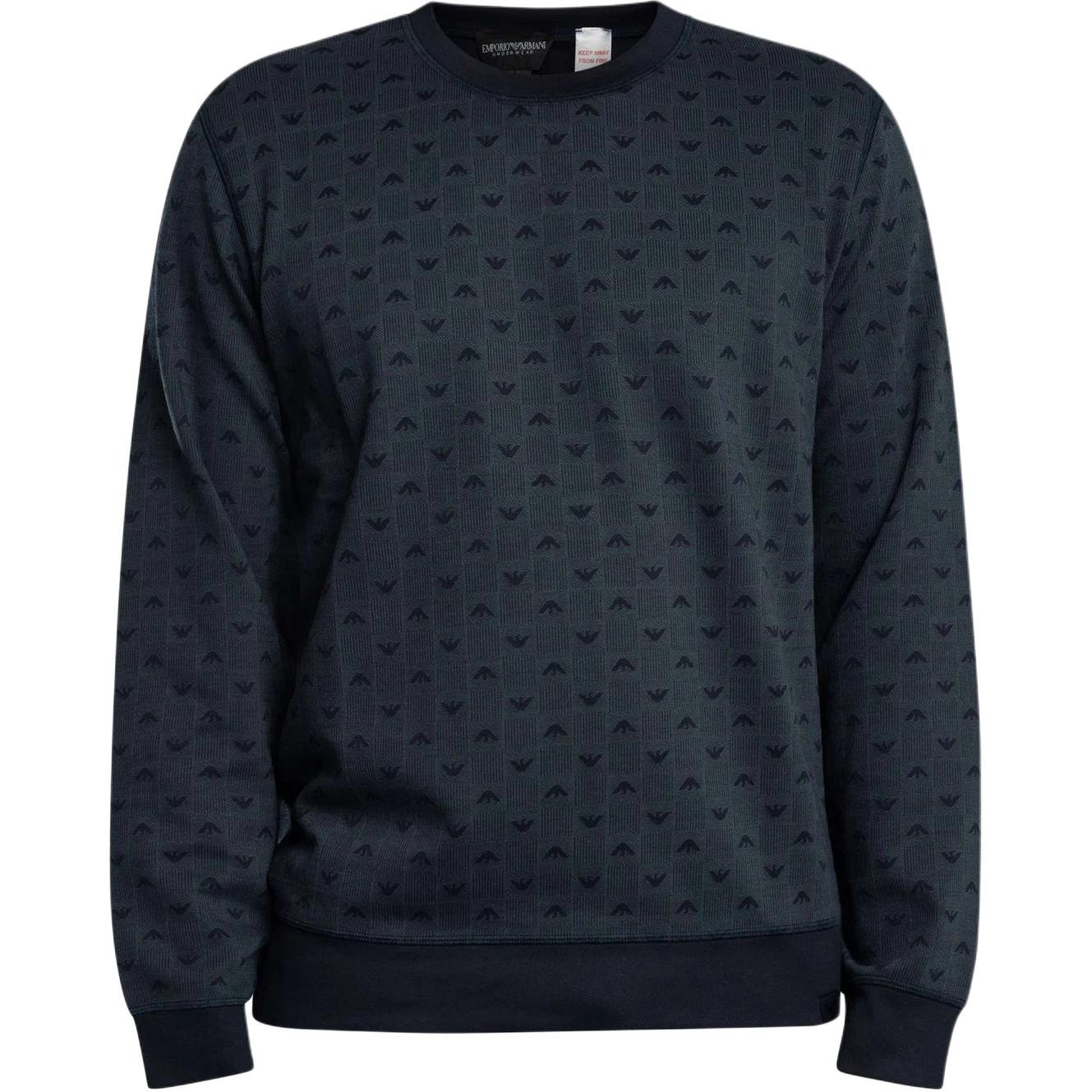 Emporio Armani Jacquard Long Sleeve Sweatshirt Men sweatshirt EM000520-AF14992-FB056 L