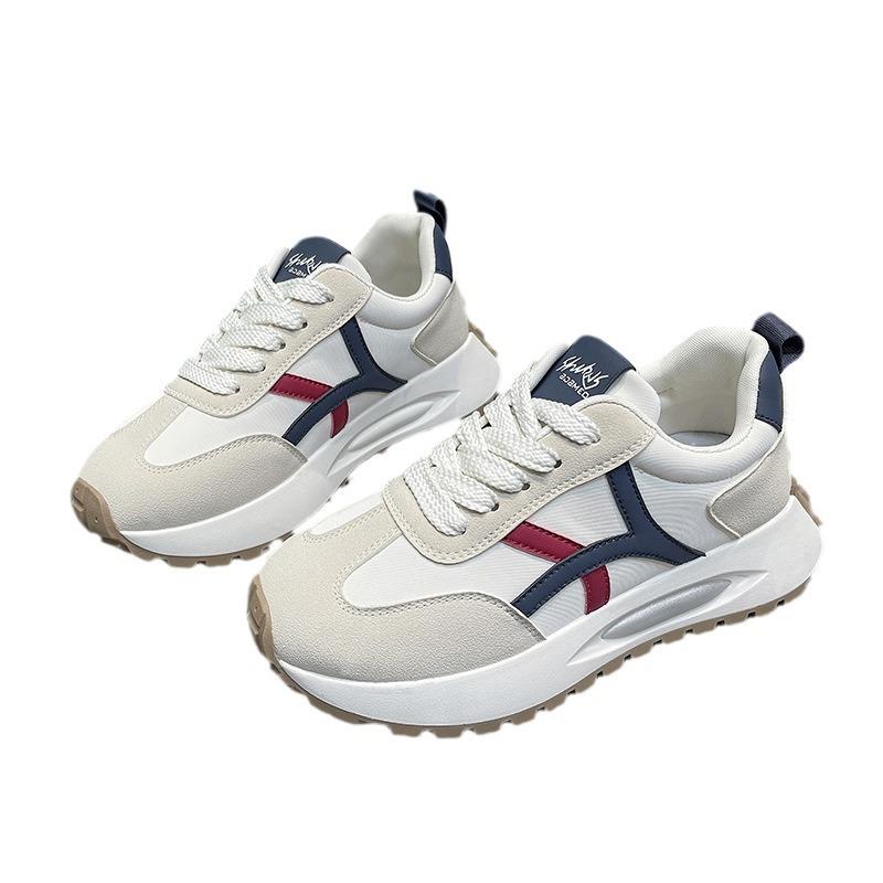 Women's autumn platform versatile color matching dad shoes