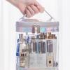 Trousse de toilette et de maquillage étanche en toile PVC grande capacité pour le voyage