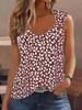 1116 European and American New Women's Clothing Women's Fashion Summer Clothing Polka Dot Printing Large Size Vest