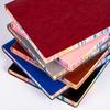 A5 Soft Cover Rainbow Edge Cute Leather Notebook - Custom Simple Color Edge Thickened Diary