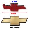 1pcs old 23.3cm 3D ABS Car Front logo Car Front grill Emblem front hood sticker styling Accessories For Chevrolet 08-10 CAPTIVA