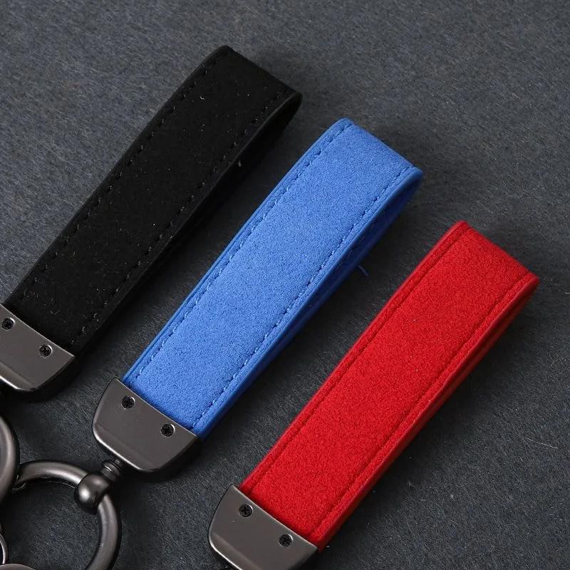 Metal Car Keychain Ring Key Fob Holder for Mitsubishi Ralliart Lancer ASX Outlander Pajero Accessories