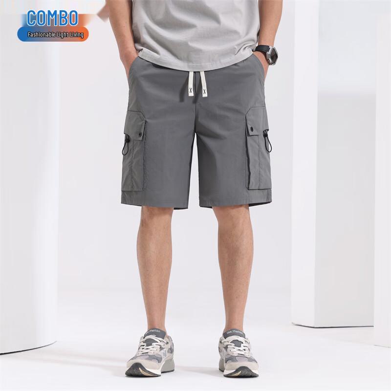 

Men s Summer Loose Straight Leg Cargo Shorts XL