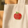 Brooch Pin, Enamel Teacher-Themed Fruit Shape Lapel Pin, Lightweight Outfit Badge for Teachers Day Graduation
