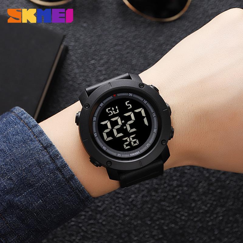 Men's Electronic Watch Sports Waterproof Luminous Electronic Watch Multi-functional Student Led Watch Men's