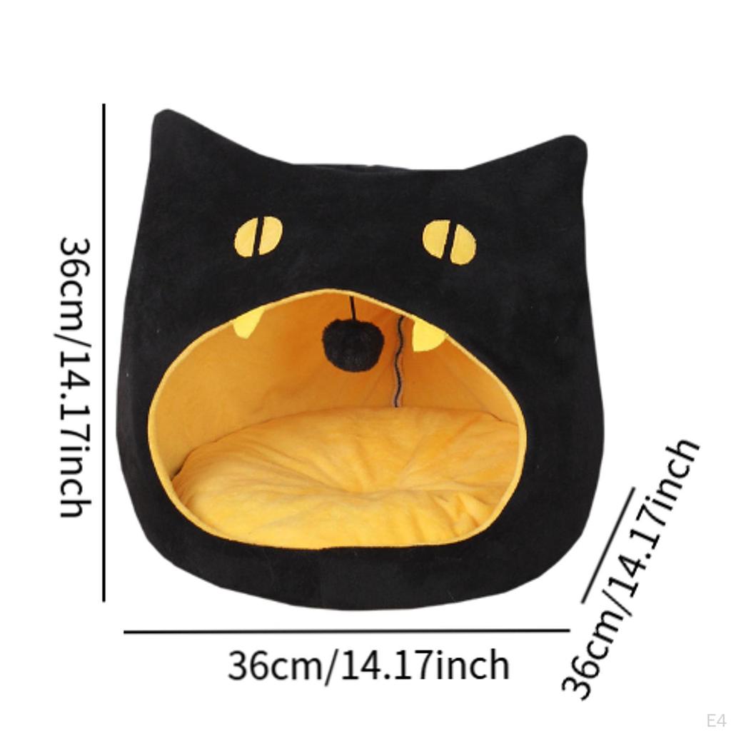 Gemütliches Katzenhöhlenbett für Kleintiere