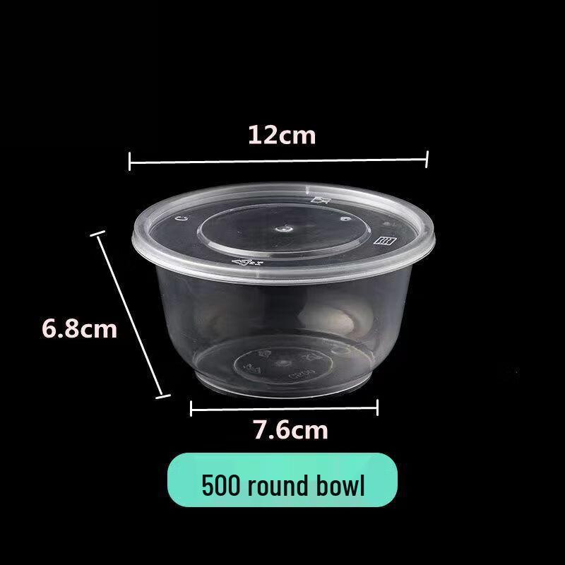 

Chuanghui Disposable Round Plastic Meal Boxes & Soup Bowls with Lids