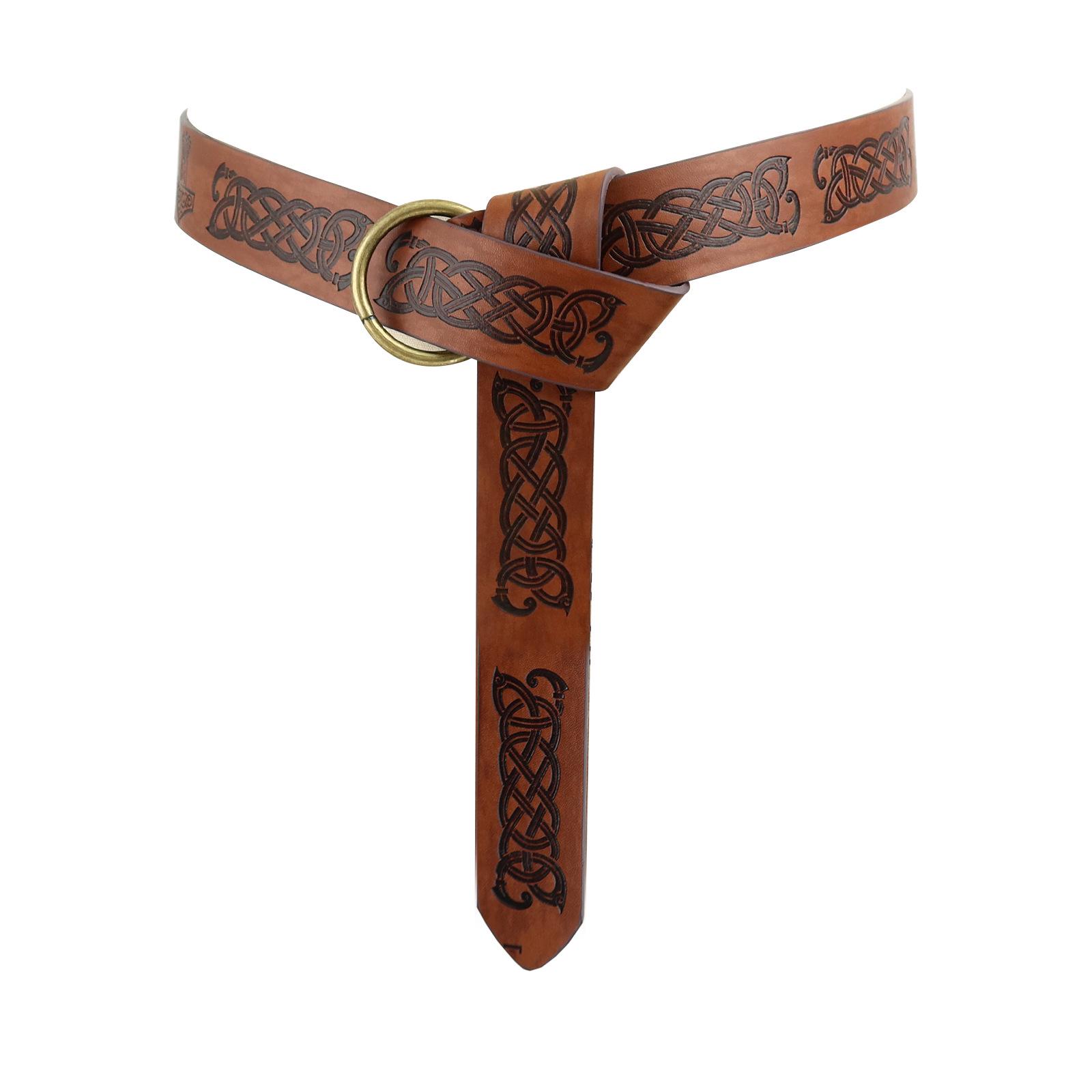 

Средневековый рыцарский тисненый наруч в викингском стиле с регулируемым ремнем на О-кольце для косплея