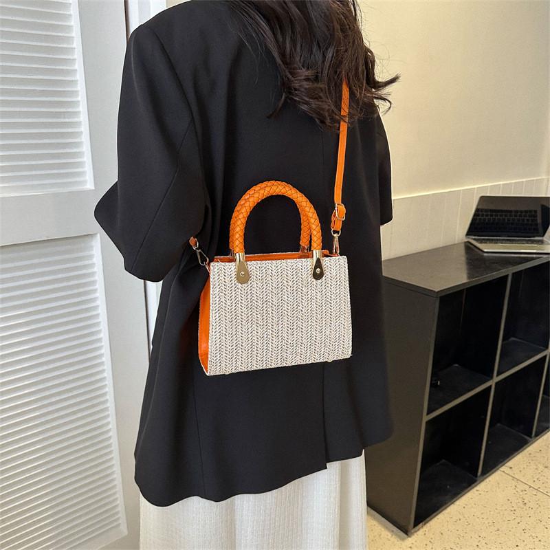 Trendy Woven Square Handbag For Women In Multiple Colors Perfect For Everyday Outfits