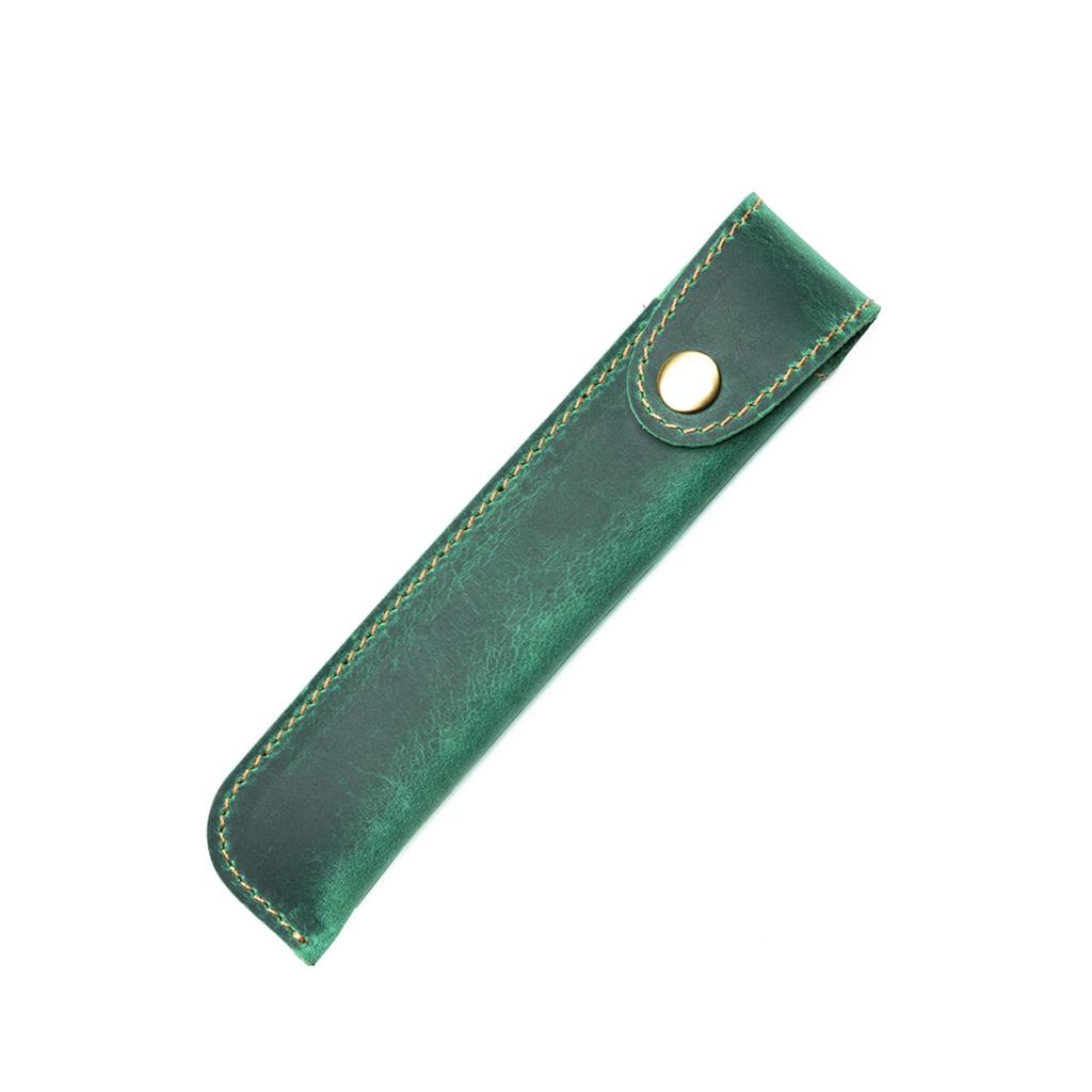 Originální Ručně vyráběné Pouzdro na Plnicí Pera z Pravé Kůže - Retro Hovězí Kůže Pouzdro na Tužky, Personalizovaný Ochranný Kreativní Dárek