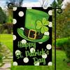 St Patricks Day Garden Ag 12X18 Double Sided,St. Patrick'S Day Garden ag,St ZZU WWL IIC