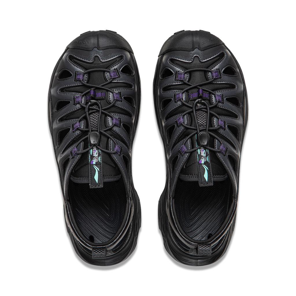 Li Ning River Trekking Shoes Unisex Night Black/Black Pine Gray AHLW005-5