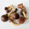 Mushroom Wooden Fridge Magnet Refrigerator Magnet Handmade 3D Solid Wood Magnet Fridge Magnets Magnetic Kitchen Decor Gift Room