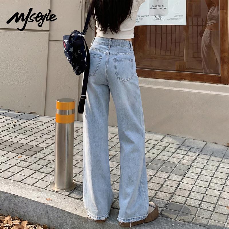 Женские широкие джинсы в стиле MJ XL