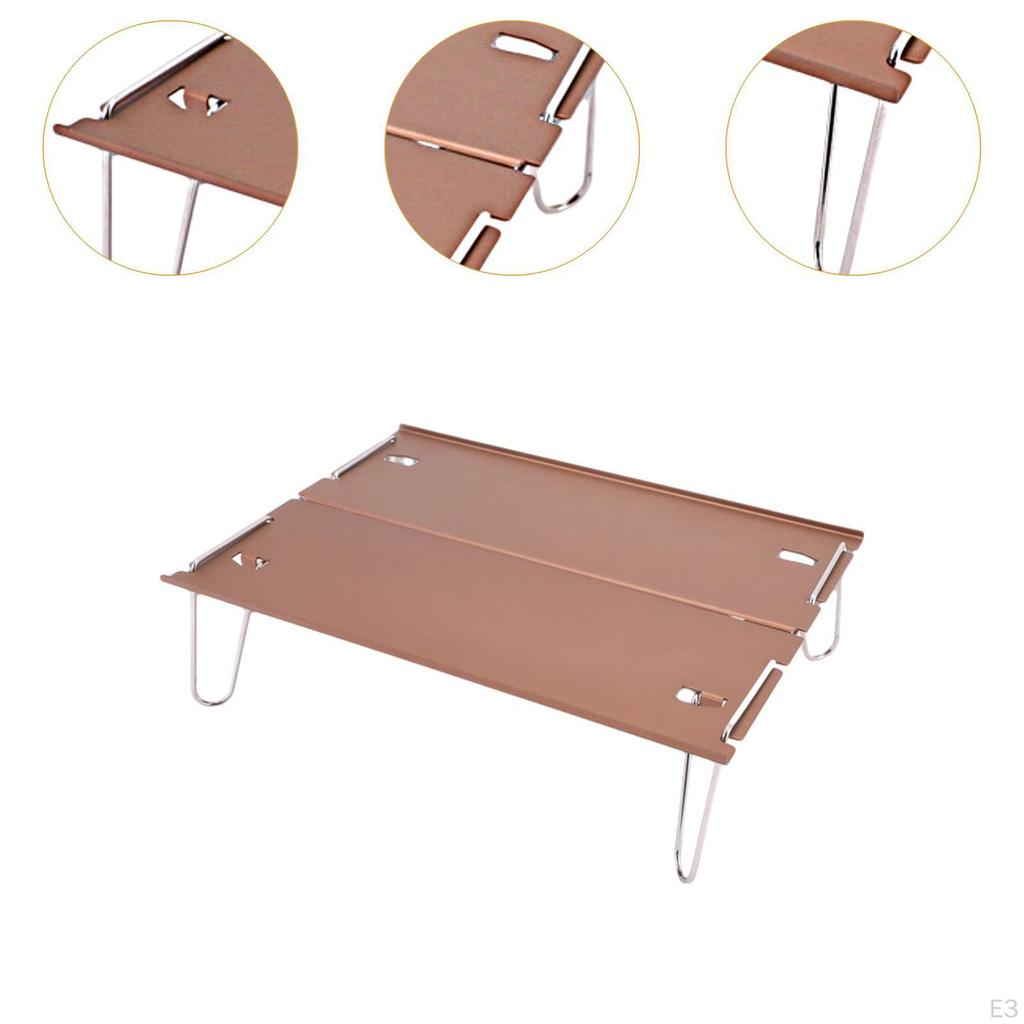 Camping Table Lightweight Portable Small Furniture Camp Desk for Travel Patio Backpacking