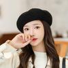 Autumn and Winter Women's Beret Solid Color Hat Outdoor Travel Japanese Painter Hat Fashion Beret Hat
