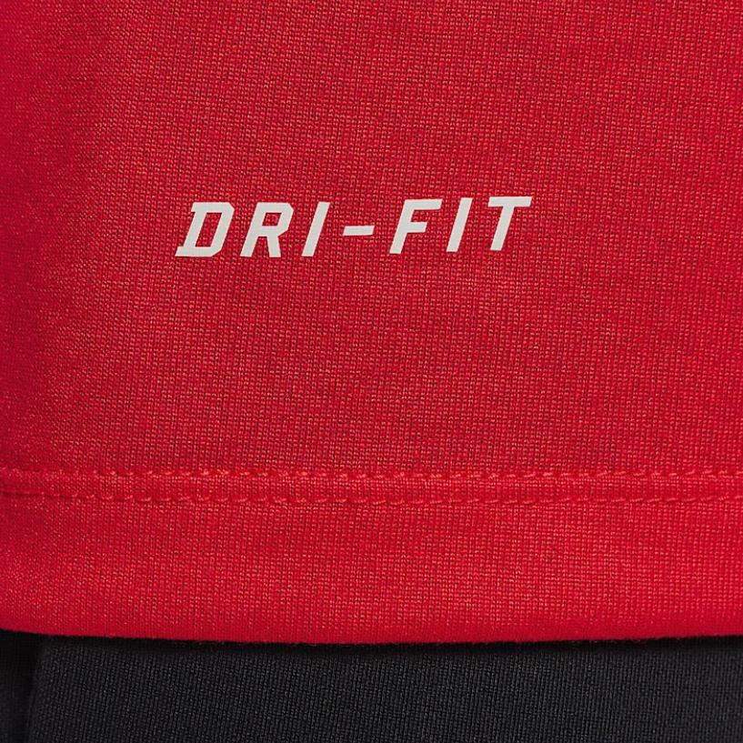 Nike Dri-Fit Team Legend Quick-Dry Comfortable Crew Neck Short Sleeve T-Shirt Women Tops University-Red IB8899-657
