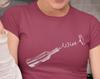 Wine Shirt for Women/Perfect Wine T Shirt for the Wine Lovers/Wino Shirt/Time To Unscrew the Bottle/Wine Tasting Shirt