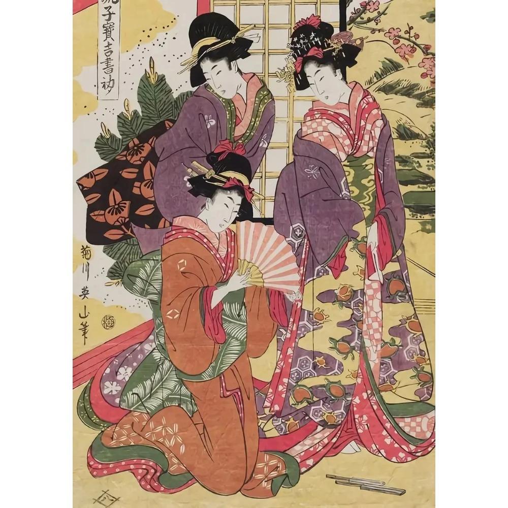 Dipinti su Tela d'Arte Giapponese Vintage Stampa Poster Yayoi Kusama Katsushika Hokusai Arte da Parete Immagine HD per Soggiorno Decorazione Casa