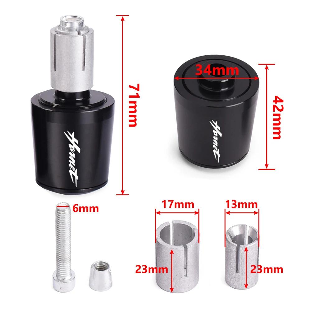 For Honda CB400 CBR CB 500 600 CBF600 Hornet 600 Motorcycle Handle Bar End Weight Handlebar Grips Cap Anti Vibration Silder Plug