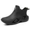 Waterproof shoes Long tube Dynamic waterproof summer rain shoes Wear-resistant multi-color optional outdoor wading rain boots men's and women's rubb