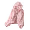 Women's Lightweight Breathable Sun Protection Loose-Fit Plus Size Cycling Suit Top for Summer
