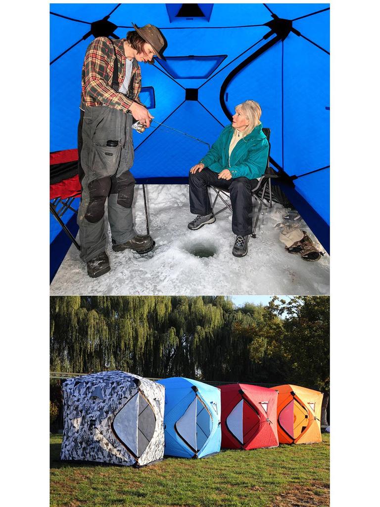 Flame Retardant Cotton Winter Camping & Ice Fishing Sauna Tent