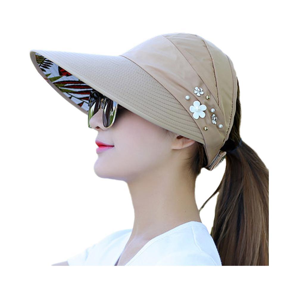 Women's Korean Style Fisherman Hat Foldable Sun Visor Cap for Outdoor Sports UV Protection Casual Bucket Hat Summer Sun Hat