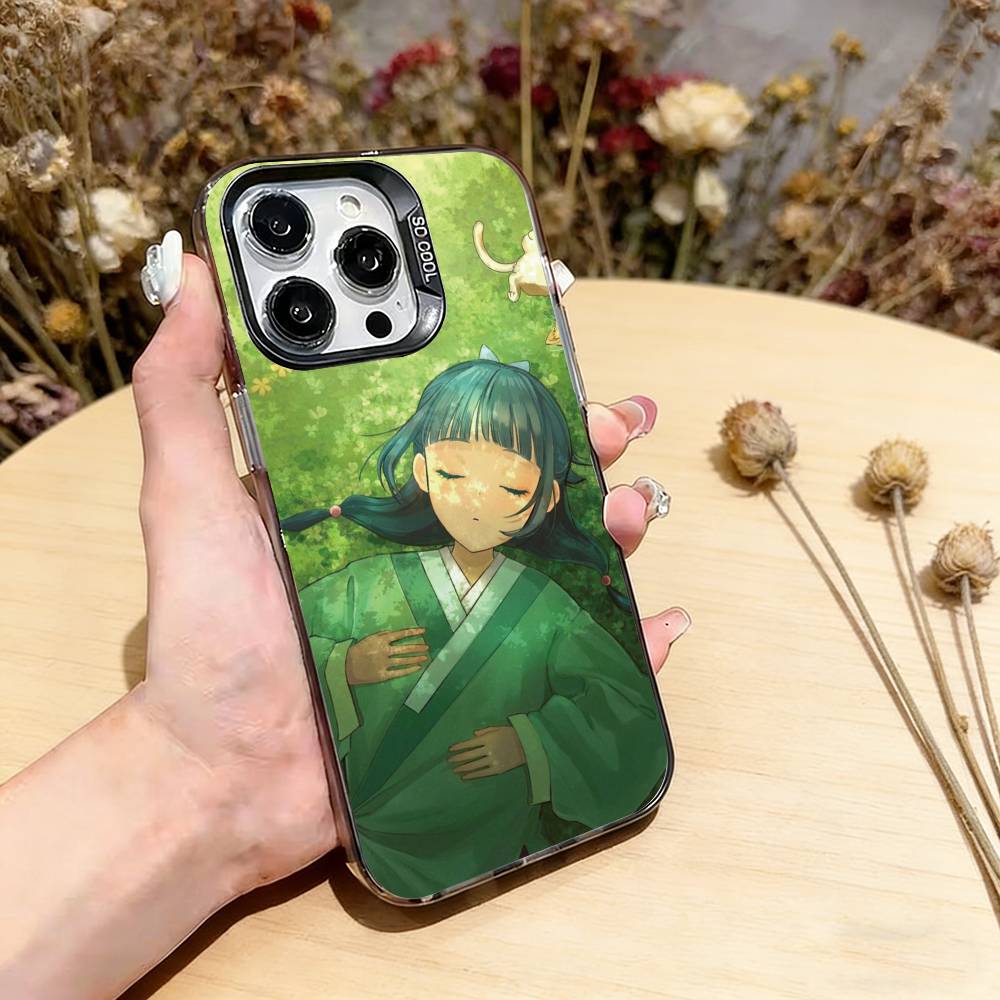 

The Apothecary Diaries Maomao Phone Case For iPhone 17,16,15,14,13,12,11 Plus,Pro Max,XS,Colorful Silver Phone case Funda Cover iPhone12ProMax