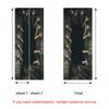 Halloween Horror Nun Thriller  Door Stickers Removable Vinilos Para Puertas Adhesive Wallpaper Art Murals for Doors Bibliotheque Modern Home Decor