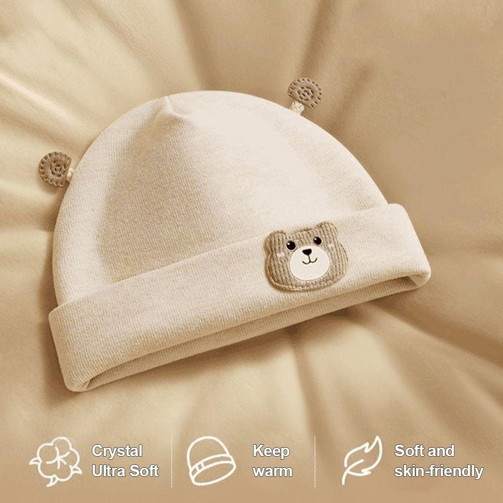 Plush Baby Warm Hats Winter Warm Newborn Pullover Hat New Beanie Outdoor