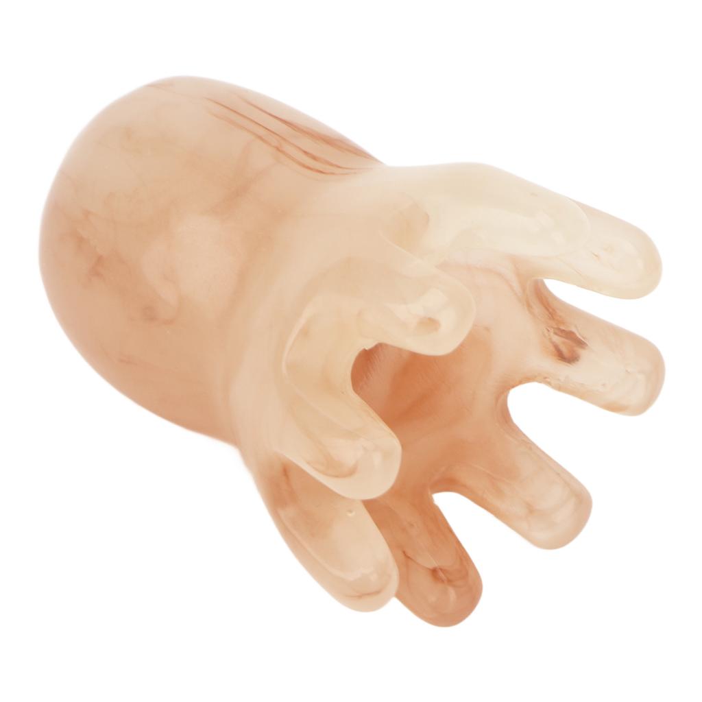 Resin Octopus Shape Massage Comb Multifunctional Portable Head Scalp Acupoint Massage Comb for Scalp Care Hair Brush