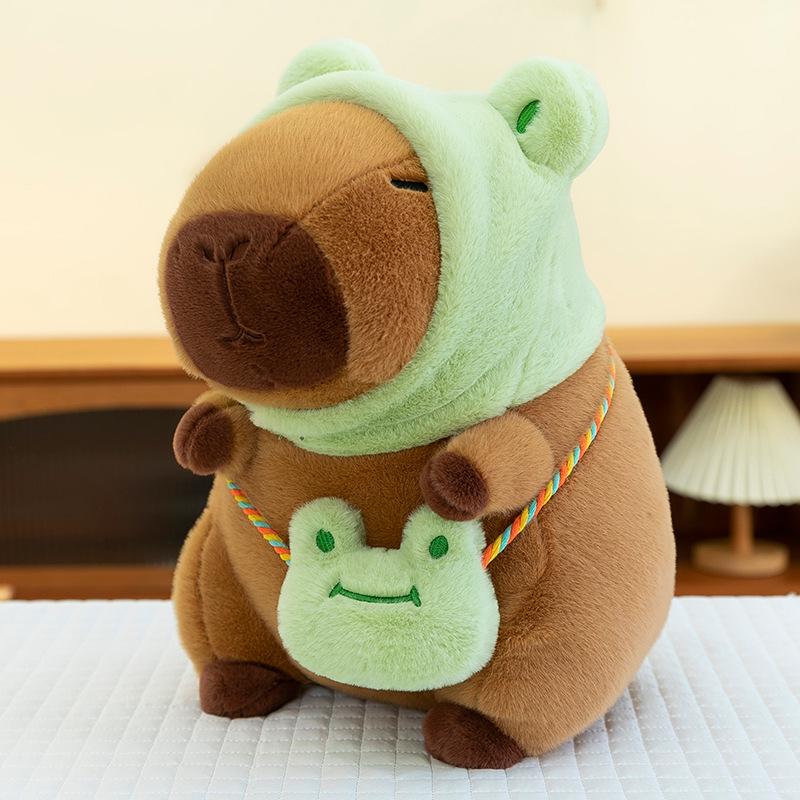 

Плюшевый рюкзак-игрушка Капибара - Милый компаньон для сна и подарок 35cm [0.6kg]